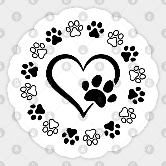 Paws Emoji Paws Emoji Sticker TeePublic